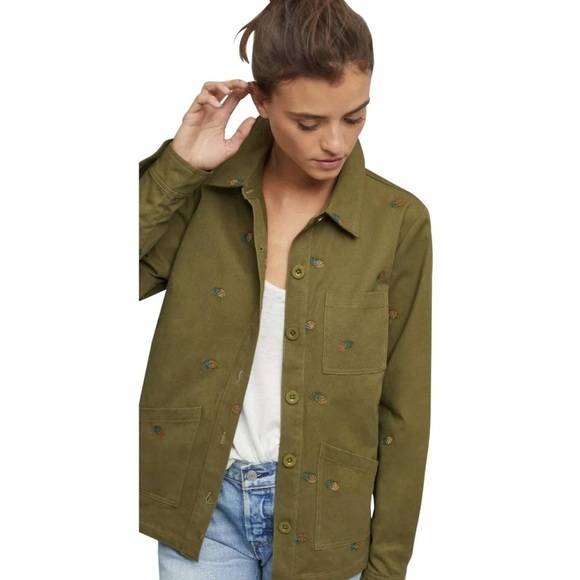 Anthropologie Seen Worn Kept Pineapple Jacket Size XS - Picture 1 of 12